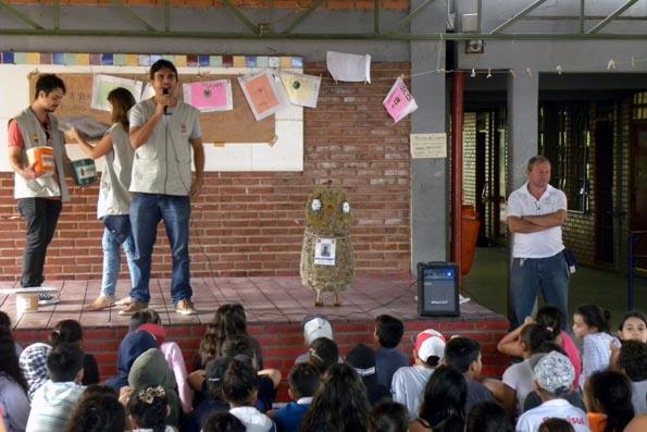 Oficina reforça a separação de resíduos na Escola Lidovino Fanton
