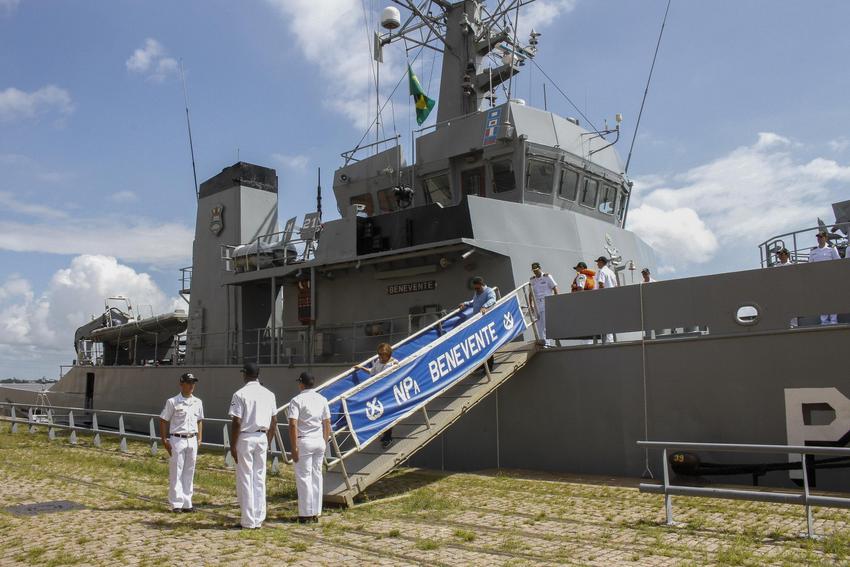 Navio Benevente, da Marinha do Brasil