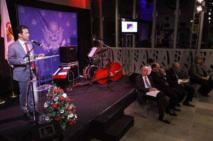 Prefeito na comemoração dos 241 anos de independência dos Estados Unidos da América e inauguração do novo consulado dos Estados Unidos da América em Porto Alegre