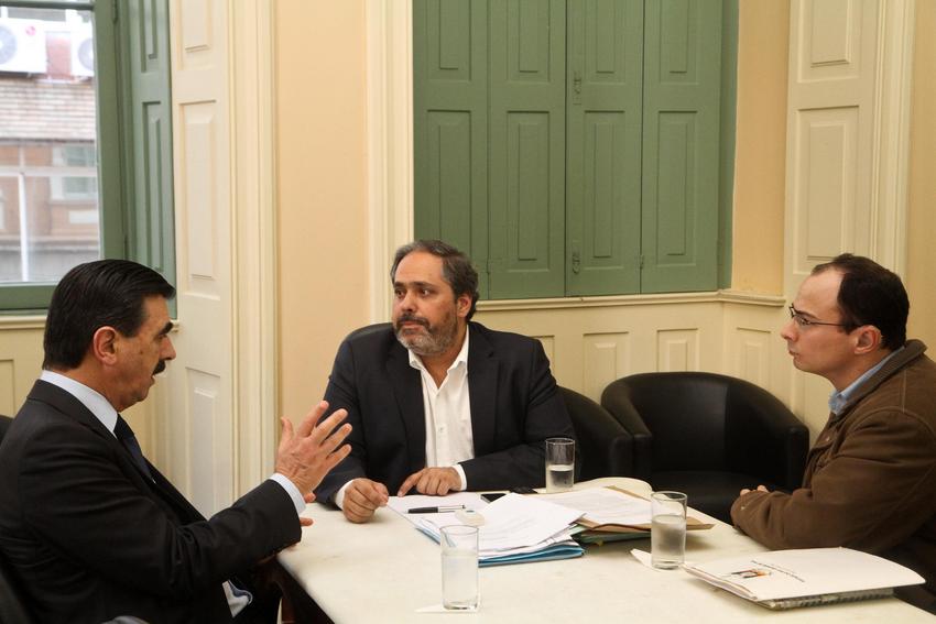 Audiência com o presidente do IPERGS, Otomar Vivian