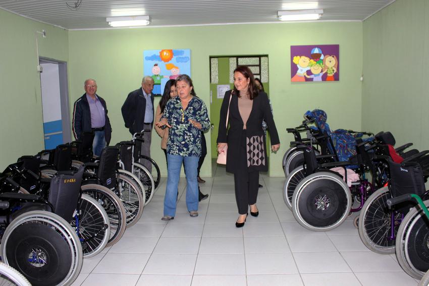 Secretária Maria de Fátima Záchia Paludo visitou o CEREPAL – Centro De Reabilitação Porto Alegre