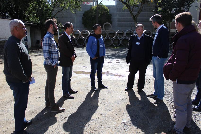 Secretário Ramiro Rosário visitou instalações da área de Conservação do DEP nesta tarde de quinta-feira