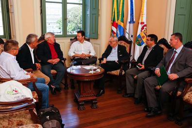 Reunião com o Presidente da Ocergs, Virgí­lio Peris