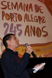Lançamento da Semana de Porto Alegre Secretário da Cultura Luciano Alabarse 