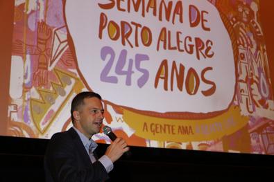 Lançamento da Semana de Porto Alegre Secretário de Parcerias Estratégicas Bruno Vanuzzi
