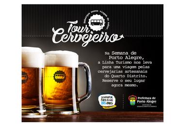 Tour Cervejeiro integra Semana de Porto Alegre 