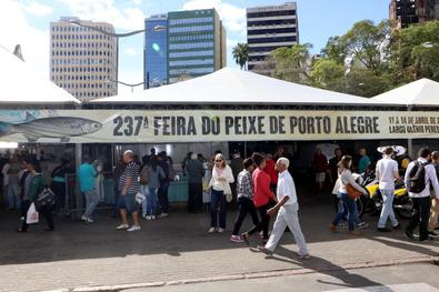 Abertura da 237ª Feira do Peixe de Porto Alegre Local: Largo Glênio Peres