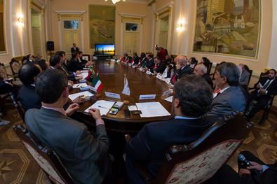Prefeito em Exercício recebe membros do Conselho dos Embaixadores Árabes no Brasil.