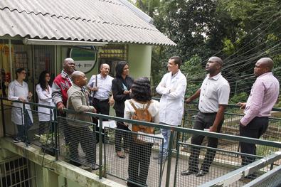 SMS recebe comitiva do Ministério da Saúde de Moçambique (Misau) e da Jhpiego Corporation, ONG da Johns Hopkins University (EUA). Grupo visitou a US Estrada dos Alpes. 