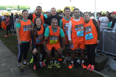 Servidores do DMLU participantes da 34ª Maratona Internacional de Porto Alegre