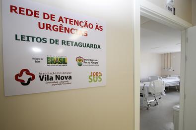 Entrega de 33 novos leitos de retaguarda para o SUS no Hospital Vila Nova.