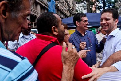 Prefeito Nelson Marchezan Jr. visita atividades da Semana de Porto Alegre na Esquina Democrática 