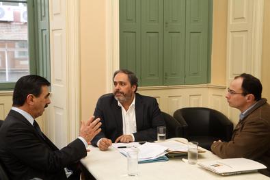 Audiência com o presidente do IPERGS, Otomar Vivian