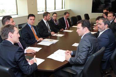 Prefeito em reunião com Ministério Público do Estado Local: MP-RS