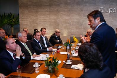 Almoço com Ministro Gilberto Kassab e autoridades.