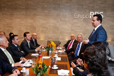 Almoço com Ministro Gilberto Kassab e autoridades.
