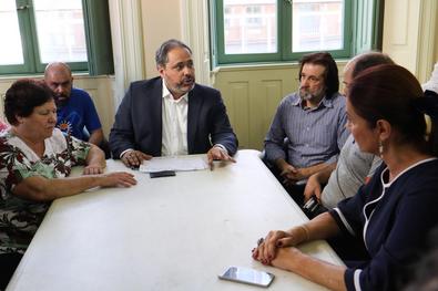 Vice-Prefeito Gustavo Paim recebe a direção da ACERGS 