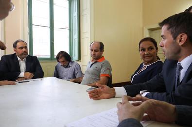 Vice-Prefeito Gustavo Paim recebe a direção da ACERGS 