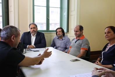 Vice-Prefeito Gustavo Paim recebe a direção da ACERGS 