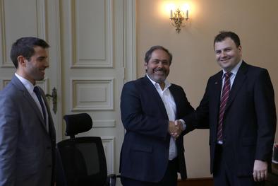 Ato de Posse do Superintende da Receita Municipal de Porto Alegre, Teddy Biassusi Local: Gabinete do Prefeito 