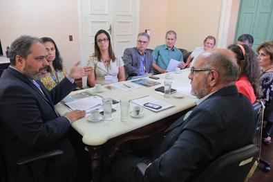 Reunião com membros da Astec - Local: Gabinete do vice-prefeito