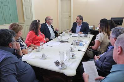 Reunião com membros da Astec - Local: Gabinete do vice-prefeito