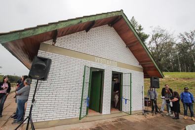 Inauguração de dois vestiários e um banheiro Local:	Parque Chico Mendes