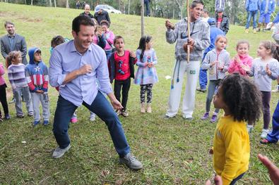 Inauguração de dois vestiários e um banheiro Local:	Parque Chico Mendes