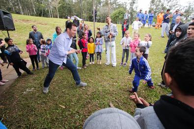 Inauguração de dois vestiários e um banheiro Local:	Parque Chico Mendes