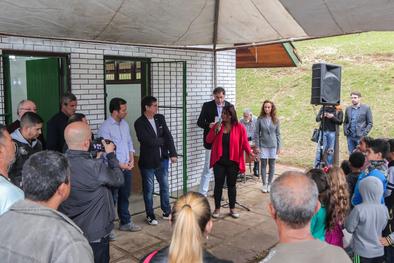 Inauguração de dois vestiários e um banheiro Local:	Parque Chico Mendes