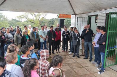 Inauguração de dois vestiários e um banheiro Local:	Parque Chico Mendes