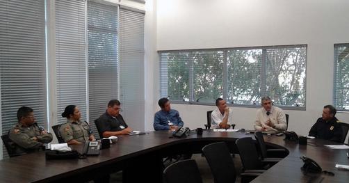 Secretário de Segurança, Kleber Senisse, em reunião no Ceic, deu continuidade as conversas que discutem medidas de segurança para o Posto de Pronto Atendimento da Cruzeiro do Sul (Pacs)