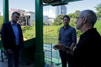 Secretário de Serviços Urbanos, Ramiro Rosário, visita a Ecobarreira