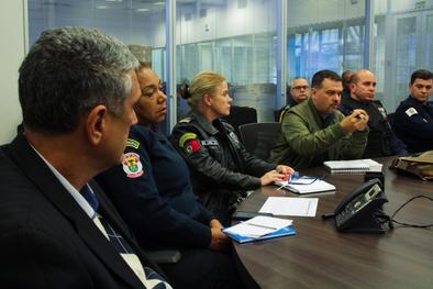 Reunião com os Comandantes das Guarda Municipais do Estado Local: Ceic