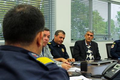 Reunião com os Comandantes das Guarda Municipais do Estado Local: Ceic