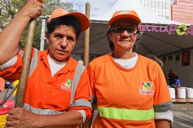 Prefeito Nelson marchezan Júnior na abertura da 12ª Semana Cidade Limpa