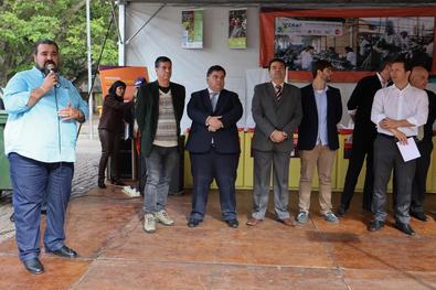 Prefeito Nelson marchezan Júnior na abertura da 12ª Semana Cidade Limpa