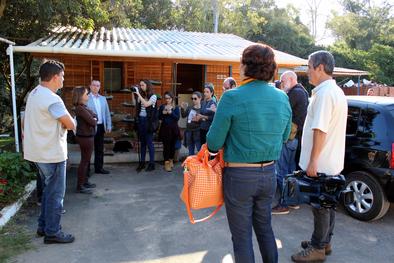 Jornalistas visitam Estação de Transbordo da Lomba do Pinheiro