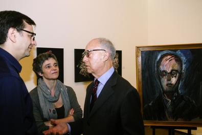 Gasparotto realiza entrega de obra de arte para a Pinacoteca Aldo Locatelli