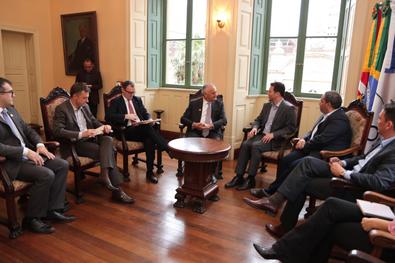 Visita cortesia do Embaixador da Itália em Porto Alegre, Antonio Bernardini