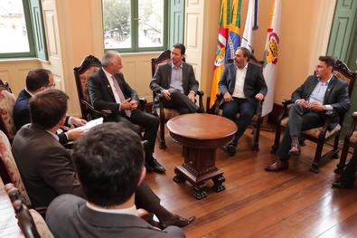Visita cortesia do Embaixador da Itália em Porto Alegre, Antonio Bernardini