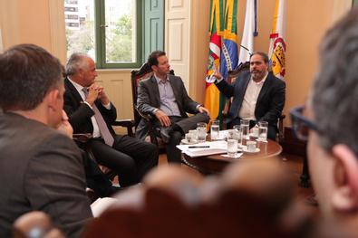 Visita cortesia do Embaixador da Itália em Porto Alegre, Antonio Bernardini