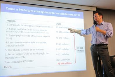 Reunião com diretores das escolas de ensino infantil da Rede Municipal de Ensino Local: Auditório da Smed