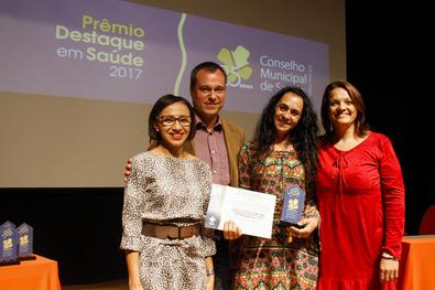 Conselho Municipal de Saúde promove o Prêmio Destaque em Saúde no aniversário de 25 anos do CMS. Local: Aud. Prédio 2 UFCSPA