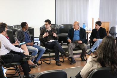 Reunião do Secretário Adriano com Vereadores da Cece. 