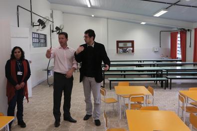 Prefeito Nelson Marchezan Júnior e sec de educação Adriano Naves de Brito visitam Escola de Educação Infantil Paulo Freire Local: Restinga