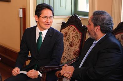 Visita do Vice-Prefeito de Kanazawa, Daizo Hosoda