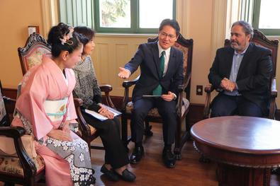 Visita do Vice-Prefeito de Kanazawa, Daizo Hosoda