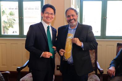 Visita do Vice-Prefeito de Kanazawa, Daizo Hosoda