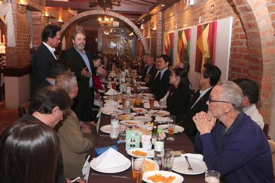 Jantar com o Consul do Japão e comitiva Local:Galeteria Casa do Marques